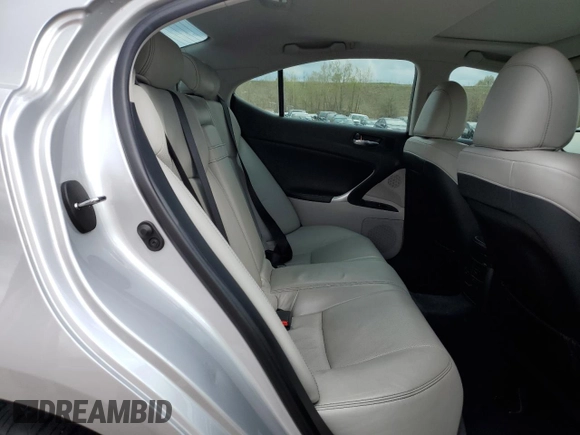 2010 Lexus IS 250 with VIN JTHCF5C2XA5041633, listed as a Copart auction lot 54698185 with 131,792 mi miles and Salvage title. Bid and sale history available at DreamBid. Image 10.