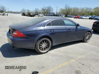 2007 Mercedes-Benz CLS 550 with VIN WDDDJ72X67A105461, listed as a Copart auction lot 53457615 with 9,376 mi miles and Clean title. Bid and sale history available at DreamBid. Image 3.