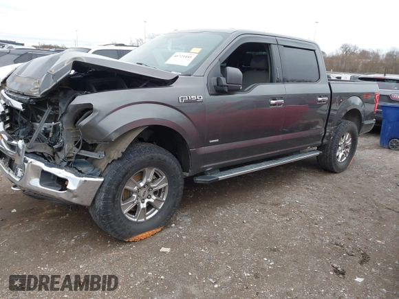 2015 Ford F-150 XLT with VIN 1FTEW1EG7FKE80275, listed as a IAAI auction lot 41721445 with 145,284 mi miles. Bid and sale history available at carsss.com. Image 17.