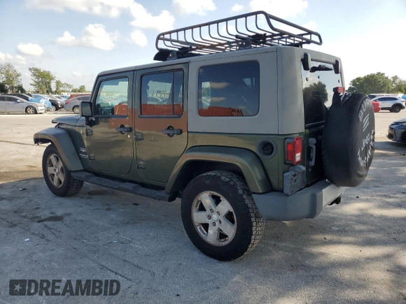 2008 Jeep Wrangler Unlimited Sahara with VIN 1J4GA59198L566019, listed as a Copart auction lot 53975965 with 184,612 mi miles and Salvage Title. Bid and sale history available at carsss.com. Image 2.
