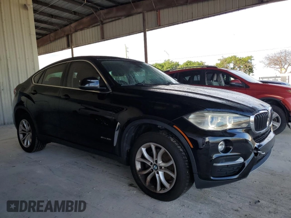 2016 BMW X6 sDrive35i with VIN 5UXKU0C5XG0F92586, listed as a Copart auction lot 76074884 with 110,416 mi miles and Salvage Title. Bid and sale history available at carsss.com. Image 4.