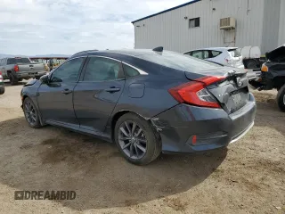2021 Honda Civic Sedan EX with VIN 19XFC1F32ME013564, listed as a Copart auction lot 50662605 with 25,491 mi miles and Salvage Title. Bid and sale history available at carsss.com. Image 2.