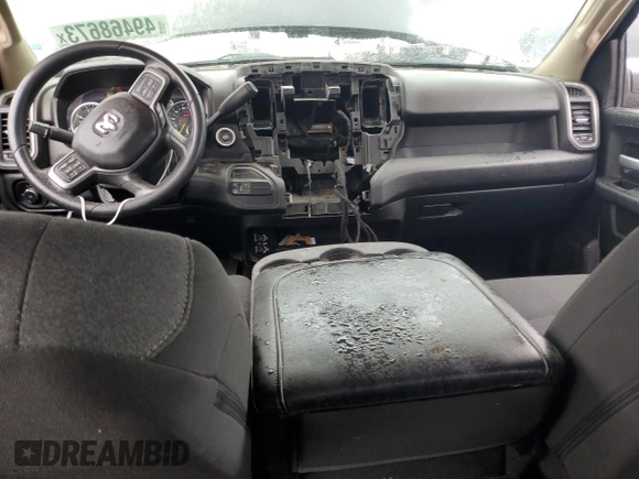 2019 Ram 3500 Tradesman with VIN 3C63RRGL0KG628833, listed as a Copart auction lot 49468673 with 203,725 mi miles and Salvage Title. Bid and sale history available at carsss.com. Image 8.