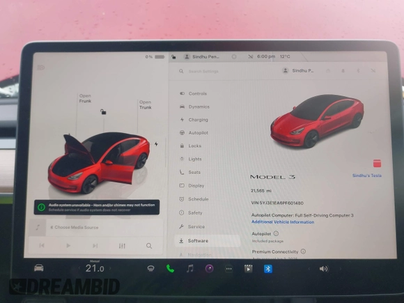 2023 Tesla Model 3 с VIN 5YJ3E1EA6PF601480, выставлен на аукционе IAAI как лот 42291689 с пробегом 21 565 миль миль и . История ставок и продаж доступна на DreamBid. Изображение 7.