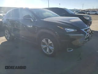 2017 Lexus NX 300h with VIN JTJBJRBZ0H2050903, listed as a Copart auction lot 43366305 with 55,965 mi miles and Salvage Title. Bid and sale history available at DreamBid. Image 4.