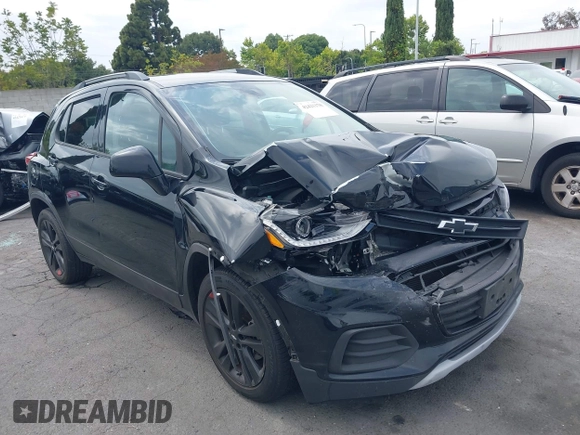 2020 Chevrolet Trax LT with VIN 3GNCJLSB8LL221077, listed as a IAAI auction lot 42421378 with 97,372 mi miles and . Bid and sale history available at DreamBid. Image 1.