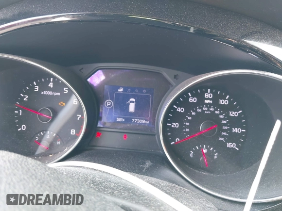 2017 Kia Sedona EX with VIN KNDMC5C18H6260441, listed as a IAAI auction lot 41797159 with 77,309 mi miles. Bid and sale history available at carsss.com. Image 7.