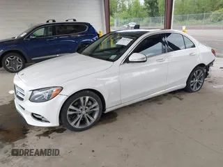 2015 Mercedes-Benz C 300 Luxury with VIN 55SWF4KB6FU023015, listed as a IAAI auction lot 42153797 with 47,639 mi miles and . Bid and sale history available at carsss.com. Image 18.