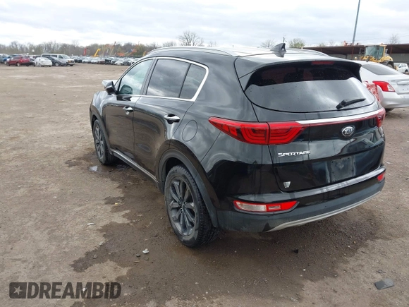 2018 Kia Sportage EX with VIN KNDPN3AC7J7451509, listed as a IAAI auction lot 41925277 with 64,933 mi miles and . Bid and sale history available at DreamBid. Image 3.