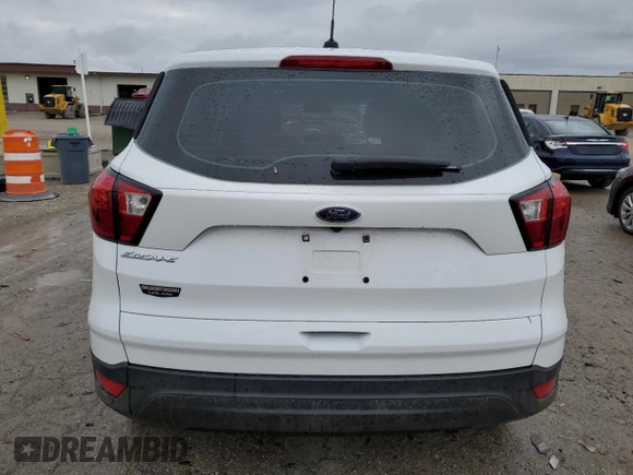 2019 Ford Escape S с VIN 1FMCU0F72KUA23079, выставлен на аукционе Copart как лот 54748785 с пробегом 87 861 миль миль и Списание • Salvage title. История ставок и продаж доступна на DreamBid. Изображение 6.