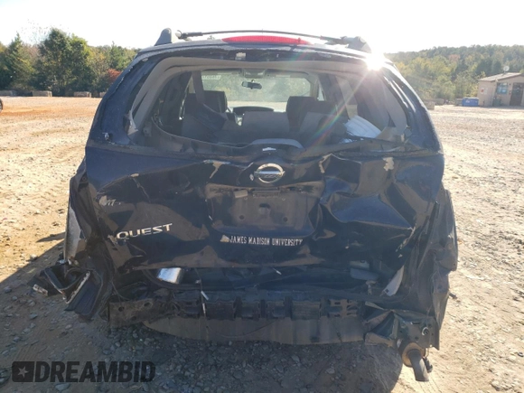 2005 Nissan Quest SL with VIN 5N1BV28U85N137108, listed as a Copart auction lot 76351734 with 158,029 mi miles and Salvage Title. Bid and sale history available at carsss.com. Image 6.