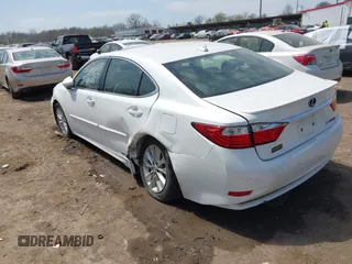 2014 Lexus ES 300h with VIN JTHBW1GG9E2068257, listed as a IAAI auction lot 42043095 with 130,560 mi miles and . Bid and sale history available at DreamBid. Image 3.