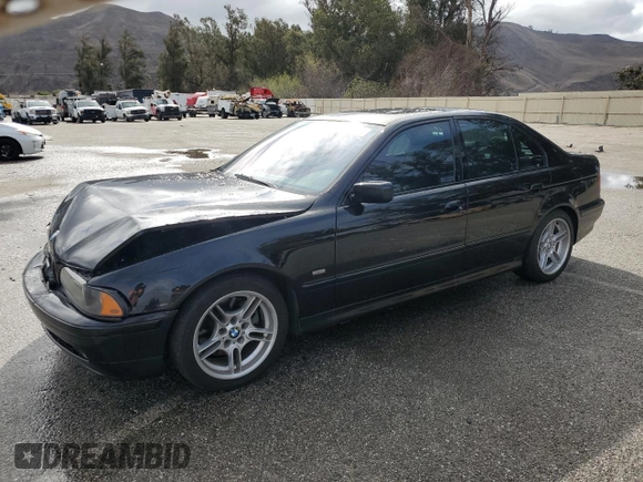 2002 BMW 5 Series 540iA with VIN WBADN63422GN86602, listed as a Copart auction lot 43392445 with 159,974 mi miles and Salvage Title. Bid and sale history available at carsss.com. Image 1.