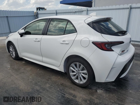 2024 Toyota Corolla Hatchback SE with VIN JTND4MBE4R3216513, listed as a Copart auction lot 51041975 with 23,284 mi miles and Clean Title. Bid and sale history available at carsss.com. Image 2.
