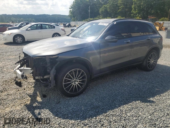 2021 Mercedes-Benz GLC 300 with VIN W1N0G8DBXMF874826, listed as a Copart auction lot 62655215 with 66,454 mi miles and Salvage title. Bid and sale history available at DreamBid. Image 3.