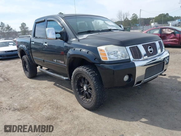 2007 Nissan Titan LE with VIN 1N6BA07B47N238148, listed as a IAAI auction lot 41683144 with 149,655 mi miles. Bid and sale history available at carsss.com. Image 1.