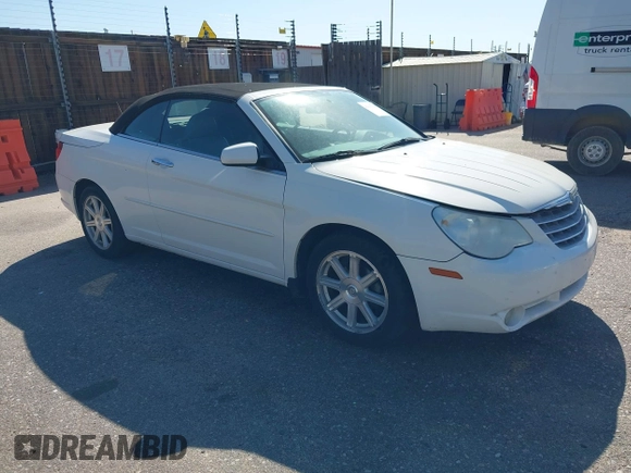 2008 Chrysler Sebring Limited with VIN 1C3LC65MX8N231008, listed as a IAAI auction lot 42617109 with 208,126 mi miles and . Bid and sale history available at DreamBid. Image 1.