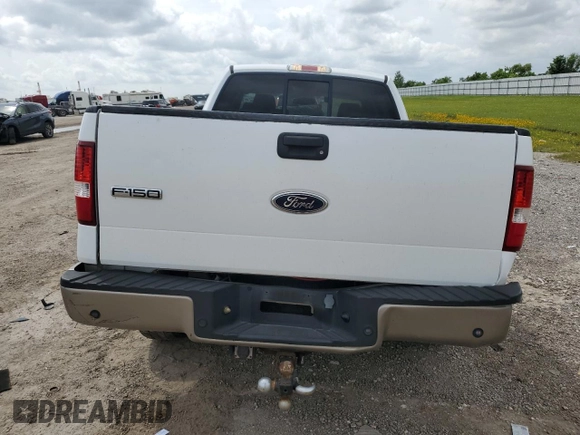 2005 Ford F-150 XLT with VIN 1FTPX12585NA85964, listed as a Copart auction lot 54928615 with 233,380 mi miles and Salvage title. Bid and sale history available at DreamBid. Image 6.