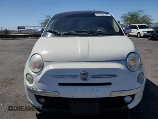 2012 FIAT 500 Lounge z VIN 3C3CFFERXCT370485, wystawiony jako Copart lot #57119785 z przebiegiem 108 721 mil mil oraz Szkody całkowita. Historia ofert i sprzedaży dostępna na DreamBid. Obrazek 5.