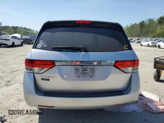 2015 Honda Odyssey EX-L with VIN 5FNRL5H66FB112090, listed as a Copart auction lot 52721475 with 120,472 mi miles and Salvage Title. Bid and sale history available at DreamBid. Image 6.