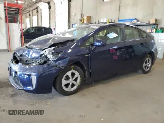 2013 Toyota Prius One with VIN JTDKN3DU9D1650602, listed as a Copart auction lot 63490725 with 83,270 mi miles and Salvage title. Bid and sale history available at DreamBid. Image 1.