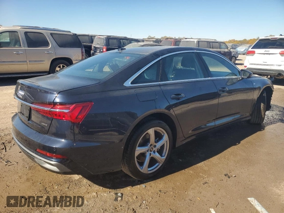 2024 Audi A6 Prestige with VIN WAUM2BF23RN054583, listed as a Copart auction lot 76031524 with 1,108 mi miles and Salvage Title. Bid and sale history available at carsss.com. Image 3.