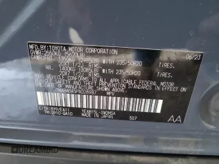 2023 Toyota bZ4X XLE z VIN JTMABABA5PA028987, wystawiony jako Copart lot #74975114 z przebiegiem 2 033 mil mil oraz Czysty tytuł • Clean title. Historia ofert i sprzedaży dostępna na DreamBid. Obrazek 12.