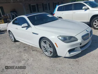 2012 BMW 6 Series 650i with VIN WBALX3C53CDV77486, listed as a IAAI auction lot 42165524 with 133,365 mi miles and . Bid and sale history available at carsss.com. Image 1.