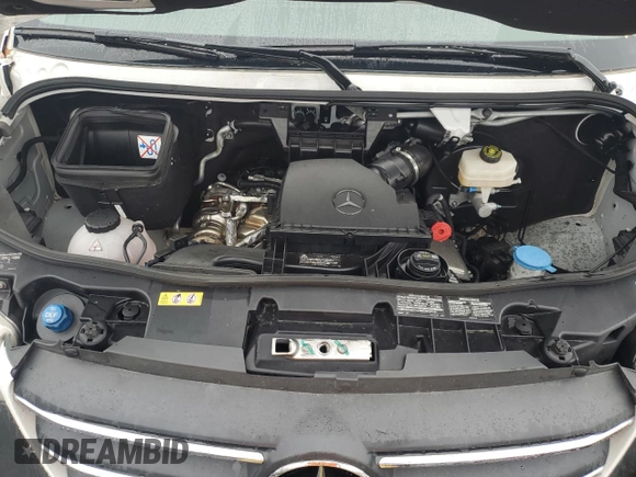 2023 Mercedes-Benz Sprinter Cargo Cargo with VIN W1Y4NDHY1PT138980, listed as a Copart auction lot 42630085 with 18,119 mi miles and Salvage Title. Bid and sale history available at DreamBid. Image 12.