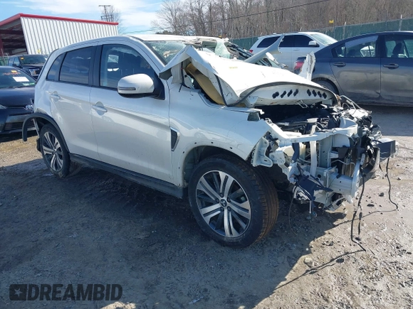 2021 Mitsubishi Outlander Sport SE with VIN JA4APVAU0MU034303, listed as a IAAI auction lot 41393826 with 32,100 mi miles. Bid and sale history available at carsss.com. Image 1.
