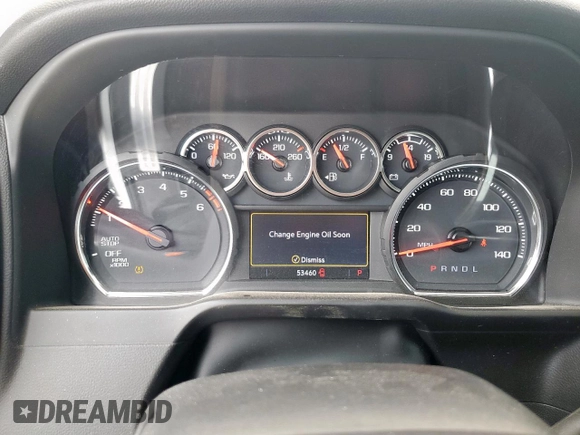 2021 Chevrolet Silverado 1500 RST with VIN 1GCPWDED7MZ122954, listed as a Copart auction lot 47548805 with 53,460 mi miles and Clean Title. Bid and sale history available at carsss.com. Image 9.