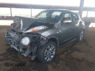 2013 Nissan Juke SL with VIN JN8AF5MV3DT214544, listed as a IAAI auction lot 41980194 with 57,161 mi miles and . Bid and sale history available at DreamBid. Image 17.