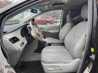 2011 Toyota Sienna XLE with VIN 5TDDK3DC2BS006769, listed as a Copart auction lot 48713455 with 136,348 mi miles and Salvage Title. Bid and sale history available at carsss.com. Image 7.