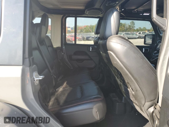2018 Jeep Wrangler Unlimited Rubicon with VIN 1C4HJXFN9JW315938, listed as a Copart auction lot 86741084 with 83,965 mi miles and Salvage title. Bid and sale history available at DreamBid. Image 11.