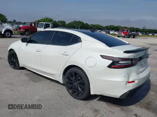 2023 Nissan Maxima SR with VIN 1N4AA6EV2PC505917, listed as a IAAI auction lot 41389852 with 26,018 mi miles and . Bid and sale history available at DreamBid. Image 3.