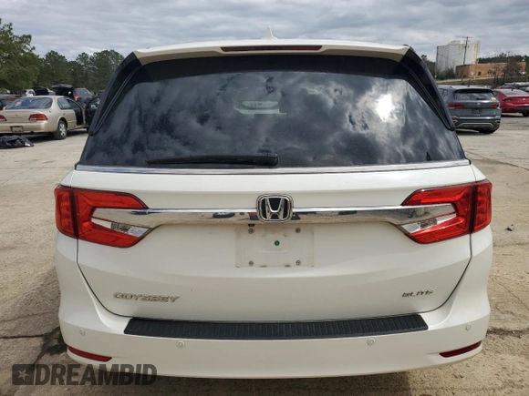 2019 Honda Odyssey Elite with VIN 5FNRL6H99KB013578, listed as a Copart auction lot 49246685 with 54,025 mi miles and Salvage title. Bid and sale history available at DreamBid. Image 6.