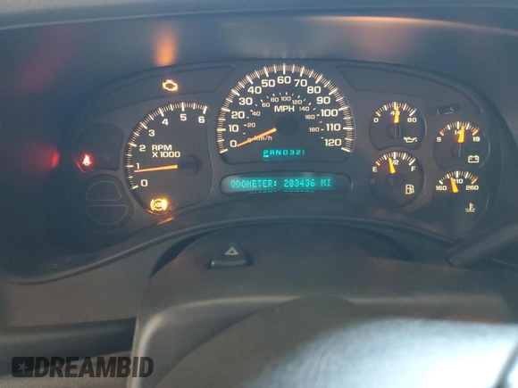 2005 Chevrolet Silverado 1500 Z71 z VIN 1GCEK19B75Z241454, wystawiony jako Copart lot #52154325 z przebiegiem 203 436 mil mil oraz Szkoda całkowita • Salvage title. Historia ofert i sprzedaży dostępna na DreamBid. Obrazek 9.
