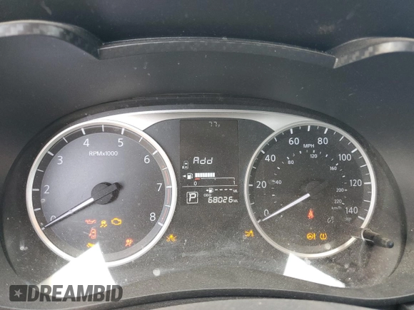2021 Nissan Versa S with VIN 3N1CN8DV1ML923683, listed as a Copart auction lot 46352195 with 68,026 mi miles and Salvage Title. Bid and sale history available at carsss.com. Image 9.