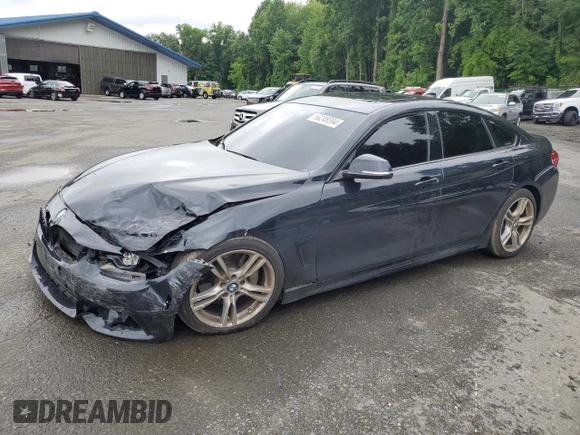 2019 BMW 4 Series 440i xDrive with VIN WBA4J7C52KBM76463, listed as a Copart auction lot 66248394 with 87,893 mi miles and Salvage Title. Bid and sale history available at carsss.com. Image 1.