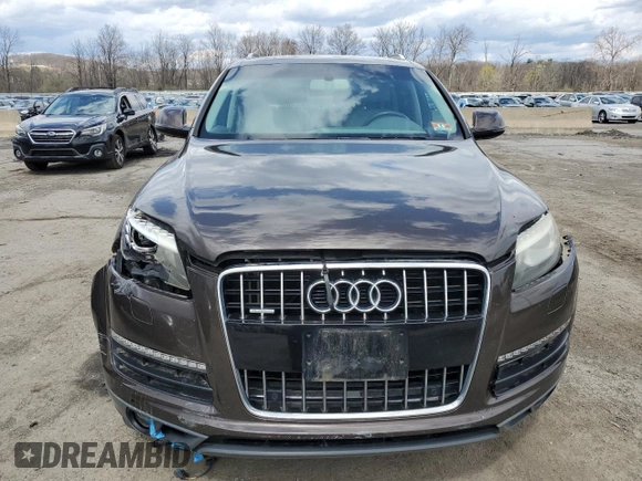 2010 Audi Q7 3.6L Premium Plus with VIN WA1LYAFE1AD002472, listed as a Copart auction lot 53059815 with 130,026 mi miles and Salvage Title. Bid and sale history available at carsss.com. Image 5.