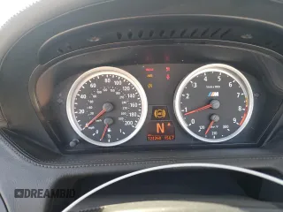 2007 BMW 6 Series M6 with VIN WBSEK93557CY78018, listed as a Copart auction lot 75722304 with 122,260 mi miles and Salvage Title. Bid and sale history available at carsss.com. Image 9.
