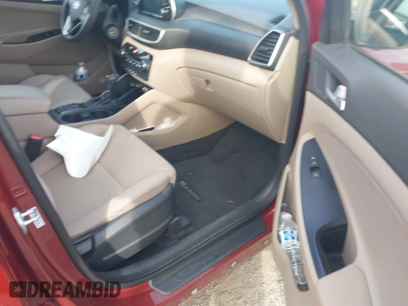 2020 Hyundai Tucson SE with VIN KM8J2CA41LU253693, listed as a IAAI auction lot 41602023 with 39,460 mi miles. Bid and sale history available at carsss.com. Image 5.