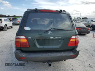 1999 Toyota Land Cruiser with VIN JT3HT05J9X0027448, listed as a Copart auction lot 77175814 with 0 mi miles and Salvage Title. Bid and sale history available at carsss.com. Image 6.