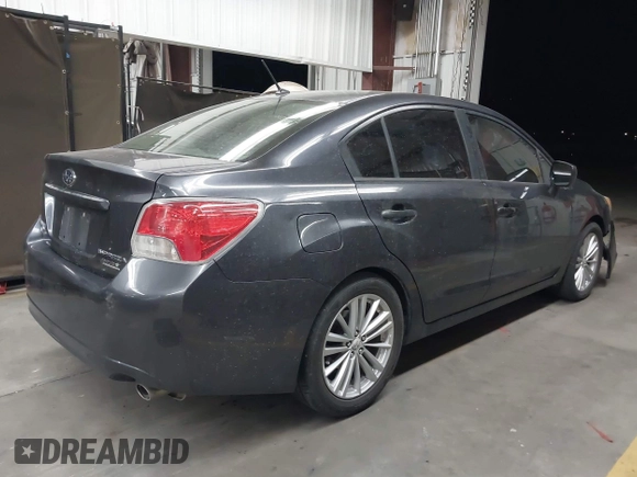 2014 Subaru Impreza Premium with VIN JF1GJAD65EH005774, listed as a IAAI auction lot 42282759 with 134,632 mi miles and . Bid and sale history available at DreamBid. Image 4.