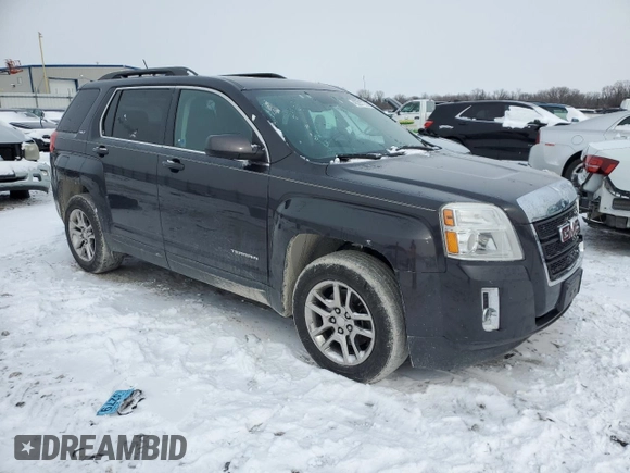 2015 GMC Terrain SLT with VIN 2GKFLXE30F6219249, listed as a Copart auction lot 45287735 with 147,331 mi miles and Salvage Title. Bid and sale history available at DreamBid. Image 4.