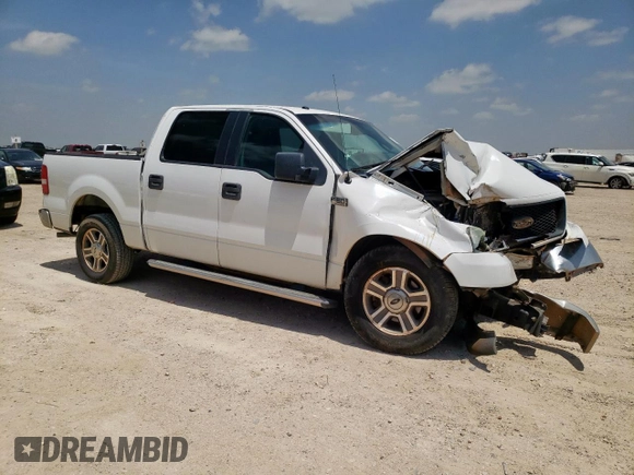 2006 Ford F-150 XLT with VIN 1FTPW12V26KD80614, listed as a Copart auction lot 58308615 with 159,508 mi miles and Salvage title. Bid and sale history available at DreamBid. Image 4.