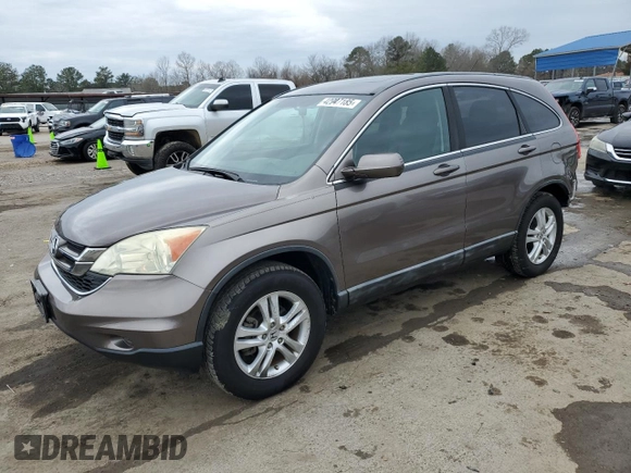 2011 Honda CR-V EX-L with VIN 5J6RE3H70BL039761, listed as a Copart auction lot 42947185 with 64,187 mi miles and Salvage Title. Bid and sale history available at carsss.com. Image 1.