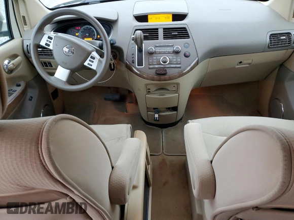 2007 Nissan Quest S with VIN 5N1BV28U07N116577, listed as a Copart auction lot 83698144 with 143,921 mi miles and Salvage Title. Bid and sale history available at carsss.com. Image 8.