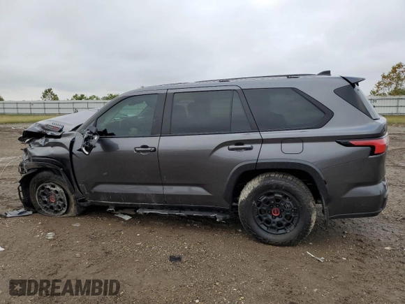 2024 Toyota Sequoia SR5 with VIN 7SVAAABA7RX046755, listed as a Copart auction lot 78399534 with 1,892 mi miles and Salvage Title. Bid and sale history available at carsss.com. Image 2.