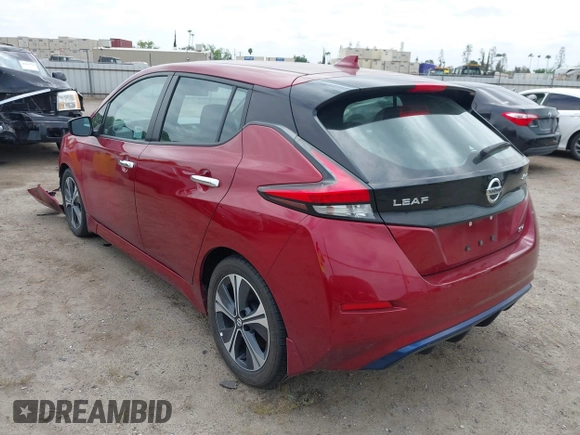 2022 Nissan LEAF SV with VIN 1N4AZ1CV8NC563090, listed as a IAAI auction lot 42086289 with 24,215 mi miles and . Bid and sale history available at DreamBid. Image 3.